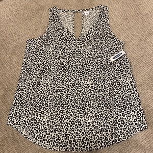 Womens keyhole back tank top